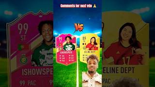 FIFA 23 IShowSpeed 🆚 FIFA 22 Attackers🔥😱 Ronaldo Messi Neymar Haaland Mbappe Vinicius🐐💥 rona [upl. by Darlleen]