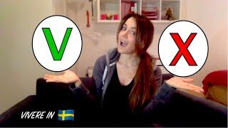 Vivere in Svezia 6 cose positive VS cose negative [upl. by Odnanreh]