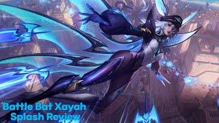 Battle Bat Xayah Splash Art Review [upl. by Porter]