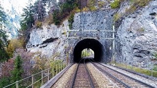 Lötschberg Mountain Route  Drivers Eye View  Part 1  Lalden to Spiez [upl. by Aitrop]