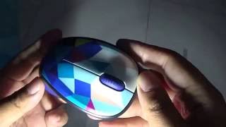 Beli Mouse Wireless Logitech M238 Blue Unboxing Indonesia [upl. by Llerrahs]