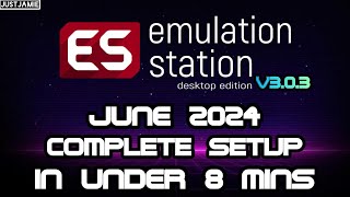 EmulationStation DE V303 ☆ Quick Setup Guide 2024 emulationstation emulator frontend [upl. by Mackler]