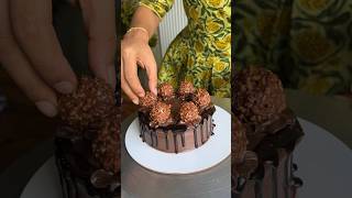 Ferrero Rocher cake at Sugarplum Cakery 💝💯 [upl. by Torrell]