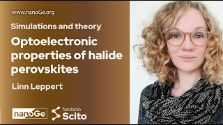 Properties of halide perovskites from first principles numericalmodeling  Linn Leppert [upl. by Seen]