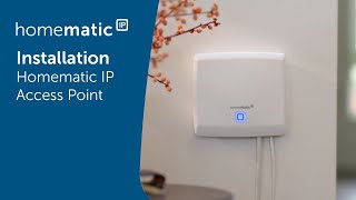 Homematic IP  Installation eines Access Points [upl. by Sirroned398]