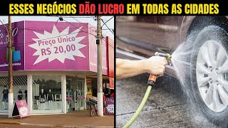 8 Ideias de PEQUENOS NEGÓCIOS que DÃO LUCRO em todas as cidades [upl. by Jefferson]