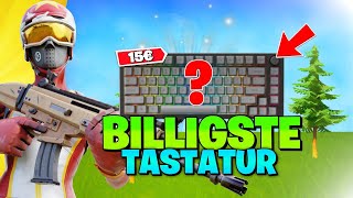 🏆ICH TESTE EINE 15€ TASTATUR💀 IN FORTNITE  😂 [upl. by Townshend15]