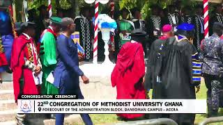 22ND CONGREGATION OF METHODIST UNIVERSITY GHANA [upl. by Nahttam374]