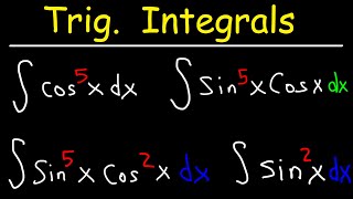 Trigonometric Integrals [upl. by Durston519]