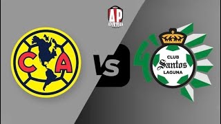 ⚽️ América vs Santos en Vivo ¡Choque de Titantes en el Azteca 🏟️  Liga MX 2024 [upl. by Lissy]