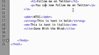 HTML5 General Tag Use [upl. by Aneleairam]