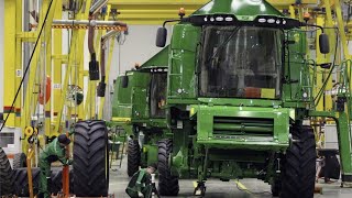 John Deere Harvester Combine factory [upl. by Harilda]