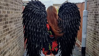 Angel wings Diy Tutorial from polyethylene foam [upl. by Shana]