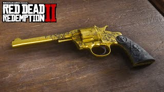 RED DEAD REDEMPTION 2  DOUBLEACTION REVOLVER GUNSLINGER Weapons Customization amp Showcase [upl. by Keldon405]