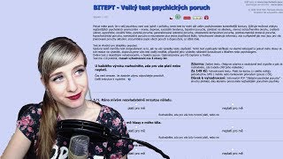 DĚLÁM SI TEST PSYCHICKÝCH PORUCH😨 [upl. by Anaejer]