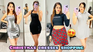 Gaon Jane ki Taiyari shuru ho gai Christmas 2023 Girls New Dress Shopping frm HampM 🛍️ Bindass Kavya [upl. by Maloney]