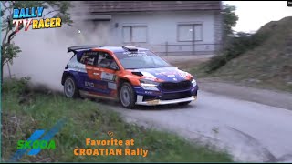 Unleashing the Power Skoda Teams at WRC Rally Croatia 2024 [upl. by Bland]