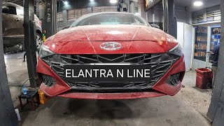 ضبط زاوية ميل السيارة باستخدام مكبس هيدروليكي  تعديل سطاب اكسل  النترا ان لاين elantra n line [upl. by Rudolf163]