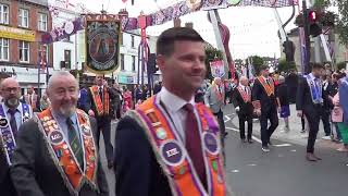 Lisburn Opening of the Arch amp Battle of the Somme commemoration parade 1st July 2024 somme [upl. by Damour]