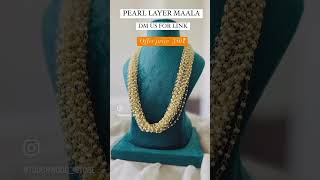 PEARL LAYER MAALA offer price 350₹ trendingshorts jewellery sale viralvideo touchwoodstore [upl. by Helenka]