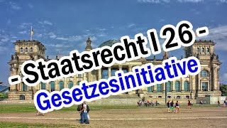 Gesetzesinitiative  Staatsrecht I 26 [upl. by Sigler601]