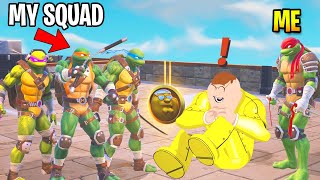 I Took Over Vaults As TMNT BOSSES In Fortnite [upl. by Akcemat]