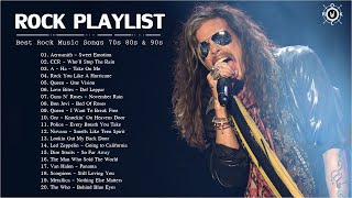 Rock Playlist 70s 80s and 90s  Best Amazing Rock Music Songs Of All Time [upl. by Eltsirc]