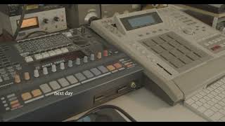 I sample at night  MPC 3000  Akai S950 [upl. by Yralam]