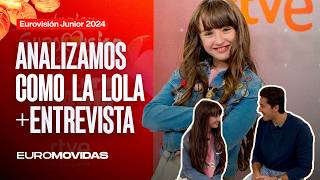 🇪🇸 Analizamos quotCOMO LA LOLAquot de Chloe DeLaRosa para Eurovisión Junior 2024  Euromovidas [upl. by Schofield]