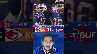 BILLS FAN REACTION To Josh Allens Heroic 4th Down TD Run vs Chiefs NFL Bills Chiefs JoshAllen [upl. by Nivalc482]