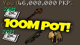 This 100M POT is a MUST WIN my BANK is on the LINE Roat Pkz OSRS RSPS [upl. by Ahseki]