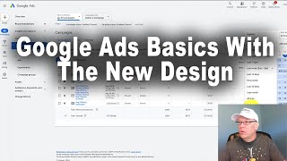 Google Ads Basic New Design [upl. by Attaynik]