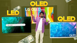 You must watch this video before buying a tv LED VS OLED VS QLED📺 [upl. by Susana]