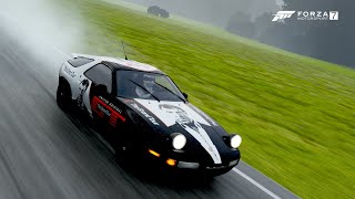 1993 Porsche 928 GTS around the top gear test track with wet lap Forza Motorsport 7 1289 [upl. by Anillehs]