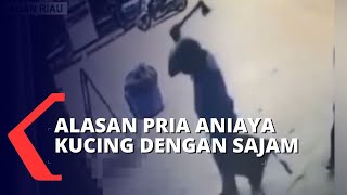 Aniaya Kucing dengan Sajam Polisi Alasan Pelaku Dagingnya untuk Obat Darah Tinggi [upl. by Aleck769]