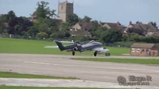 De Havilland DH110 Sea Vixen FAW2 flying Display at RNAS Yeovilton Air Day [upl. by Lesig]