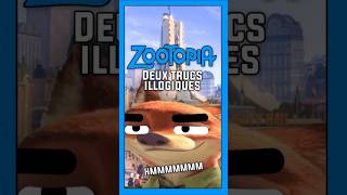 Deux trucs ILLOGIQUE dans le film ZOOTOPIE  film anime zootopia [upl. by Fanestil]