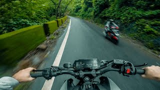 Yamaha MT15  Ride to college  Akrapovic exhaust [upl. by Angelika]