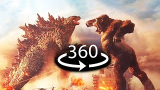 360° VR  When Giant Monsters Attack [upl. by Ahnavas414]