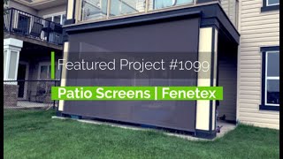 Patio Screens  Fenetex  Featured Project 1099 by Awnings and More [upl. by Wain812]