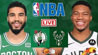 NBA LIVE BOSTON CELTICS vs MILWAUKEE BUCKS LIVESCORE [upl. by Ehcsrop]