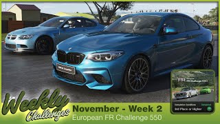 European FR Challenge 550 I Weekly Challenges I November  Week 2 I Gran Turismo 7 [upl. by Venator]