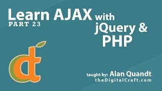 Learn AJAX with jQuery and PHP  Part 23 [upl. by Mahgirb]