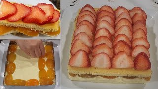 Decadent apricot goat cheese dessert ابهري ضيوفك بكاطو المشمش الراقي [upl. by Vidovik]