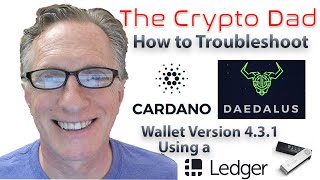 Troubleshooting the Cardano Daedalus Wallet Latest Version 2021 [upl. by Emogene927]