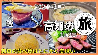 高知の旅 2024年冬「高知の食べ物は美味しすぎる」ひろめ市場・チョンマゲ高知本店 [upl. by Eizus]