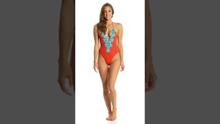 Blue Life Mirage Halter One Piece Swimsuit  SwimOutletcom [upl. by Gazzo]