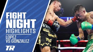 Luis Alberto Lopez Retains Belt In Excellent Fight Against Joet Gonzalez  FIGHT HIGHLIGHTS [upl. by Ardeed]