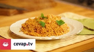 Domatesli bulgur pilavı nasıl yapılır [upl. by Garihc422]