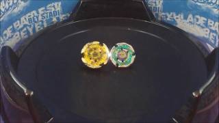 Beyblade Battle Hell Kerbecs BD145DS VS Ray Unicorno D125CS [upl. by Vadnee]